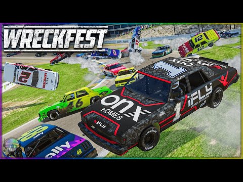 NASCAR Nitro Stunt Track THROWDOWN! | Wreckfest