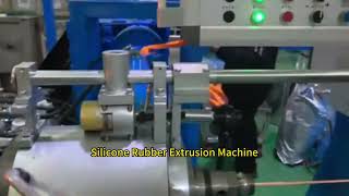 Silicone Rubber Extrusion Machine #extrusion #extruder