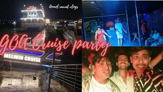 Pehele din hi barish ho gai but we enjoy Cruise party in Goa on the first night