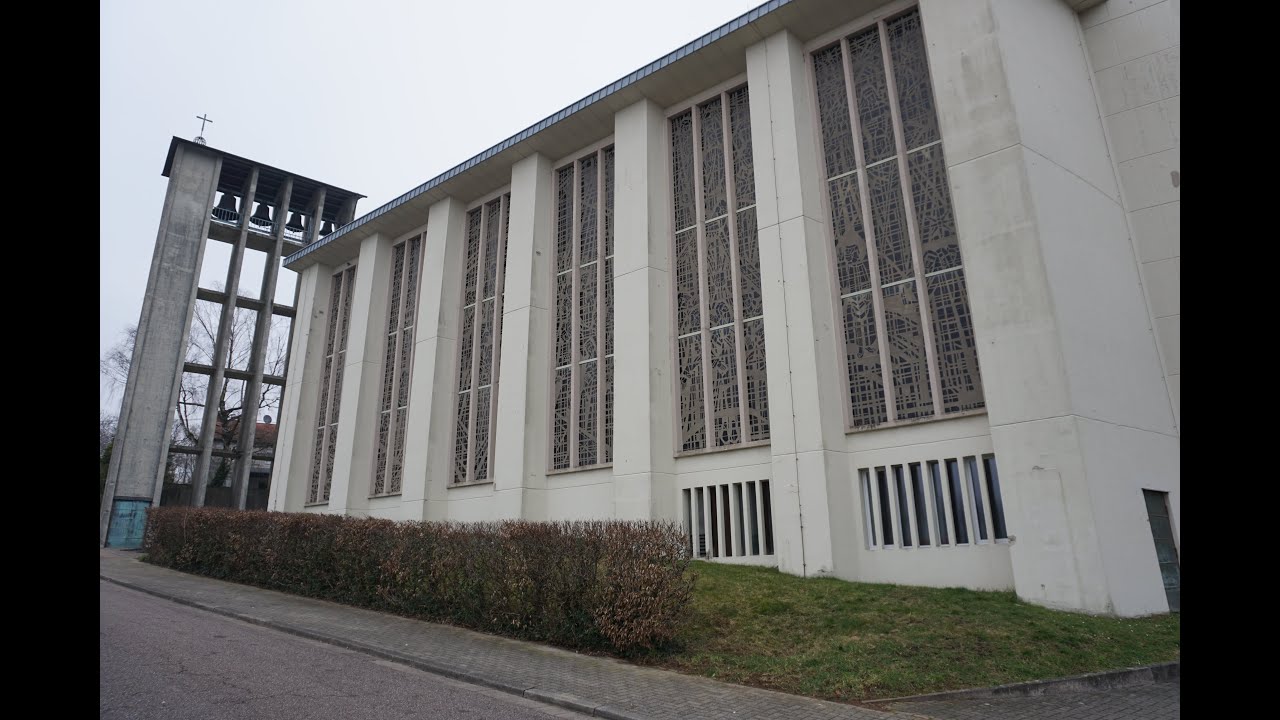 Dudweiler (Saarbrücken): St. Barbara (Vollgeläut der Glocken)