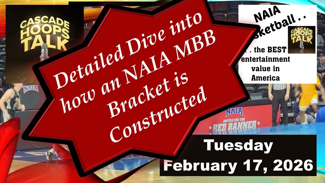 Season 7, Episode 102: Detail of the steps to selecting teams & constructing an NAIA MBB Bracket
