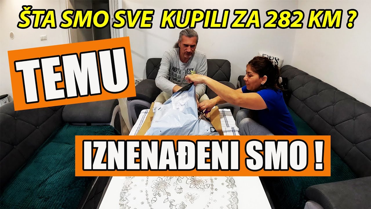 ŠTA SMO SVE KUPILI ? Prvi puta naručujemo preko TEMU.  Da li je sve stiglo i da li smo zadovoljni ?