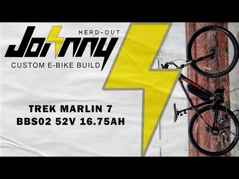 Custom E-bike Build: Trek Marlin 7 BBSHD 1000w Mid Drive 52v 16 75ah