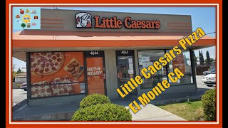 Little Caesars Pizza El Monte CA LA restaurant Northgate Market Wendy's Norms Santa Fe Trail Plaza.