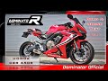 Honda cbr 650r  dyno  pure sound  dominator full system hq sound  exhaust compilations