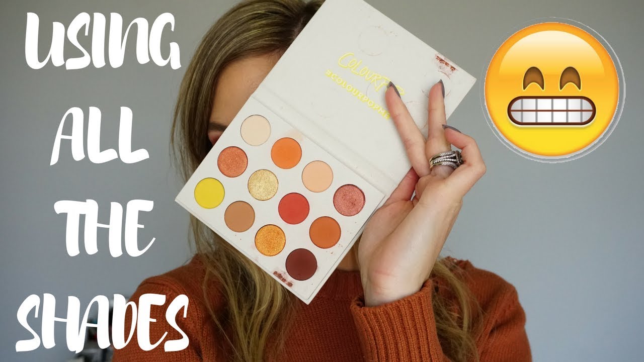 USING EVERY SHADE IN A PALETTE CHALLENGE 🙈