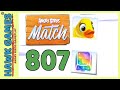Angry Birds Match Level 807 Walkthrough No Boosters