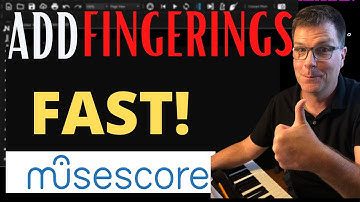 How to learn in Musescore correctly and efficiently add fingering to your part!