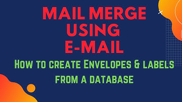 MAIL MERGE USING EMAIL || NSQF || IT/ITES || LEVEL4 ||