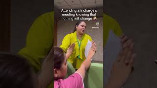 Never ending discussion                           #nurselife #nursingindia #incharge #nurse #fyp