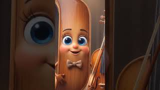V for Violin 🎻 | ABC Learning for Kids | Fun Alphabet Video #shorts #kidslearning #cartoon #viral