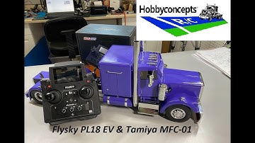 RC Flysky PL18 EV Radio and Tamiya MFC-01 Programming & Setup