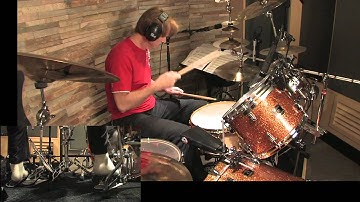 Drum Lesson No.14: 1/16 Note Fills within a 4 Bar Phrase Examples By CHRIS BRIEN in HD