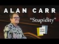 Alan Carr reads a letter to an insurance company describing a sticky situation