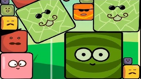 Square Watermelon game ( Merge Game ) 2048 cubes, Merge Blocks Satisfying game #14