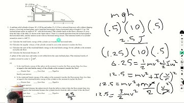 Ap Physics C Mechanics 2017 FRQ Set 1 Question 3