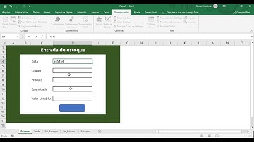 Criando uma Planilha Controle de Estoque (Parte 1)