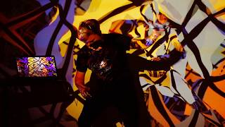 Audiovisual performance by motion tracking (using Mazetools Soniface & Kinect, 24.11.2018)