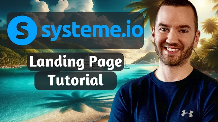 Systeme.io Landing Page Tutorial (How To Create A Landing Page With Systeme.io)