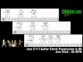 Jazz II V I Guitar Chord Progression in Bb - Jam Track 1 - 85 BPM
