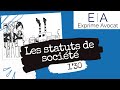 Statuts de socit  le contrat de cration de la socit 