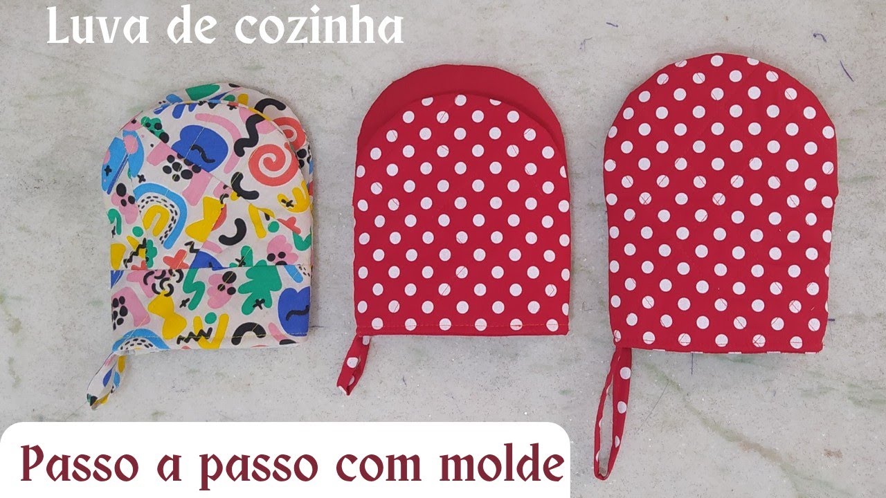 #DIY ✨ Luva de Cozinha, Pegador de Panelas ✨, como fazer passo a passo.
