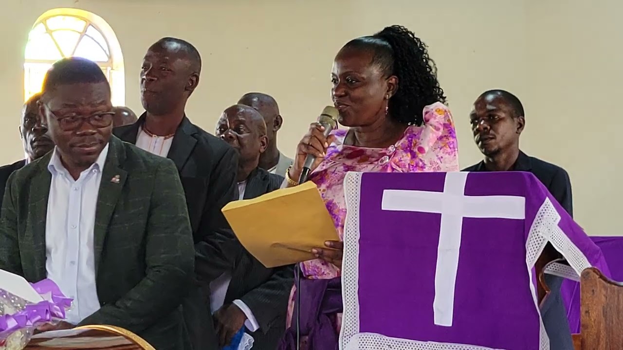 Message from Buganda kingdom, by Mrs Mariam Ndagire during the The burial service of Late Mr Ssali