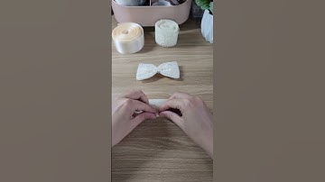 Hướng dẫn làm kẹp tóc nơ bởi Solmi/Howtomakeribbonbow #solmi #ribbonbows #keptocno