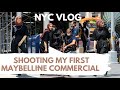 NYC Vlog and Behind the scenes of my commercial shoot with Maybelline!