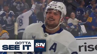 GOTTA SEE IT: Auston Matthews Secures Second 60-Goal Season With Greasy Finish