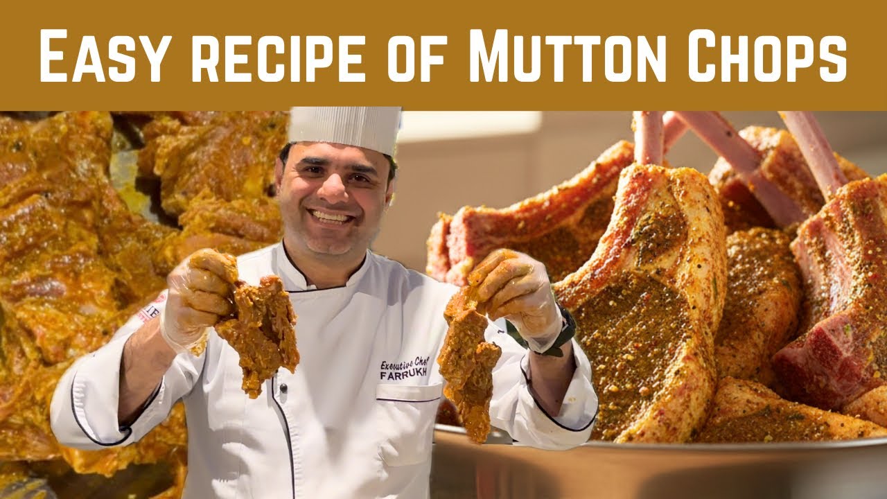 Mutton Chops easiest recipe 🔥|Step by step instructions✨|@cookingwithChefFarrukh |