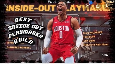 Best iso build Nba2k20 (Inside-out Playmaker)