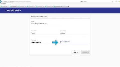 How to Register on the Utility Billing Portal