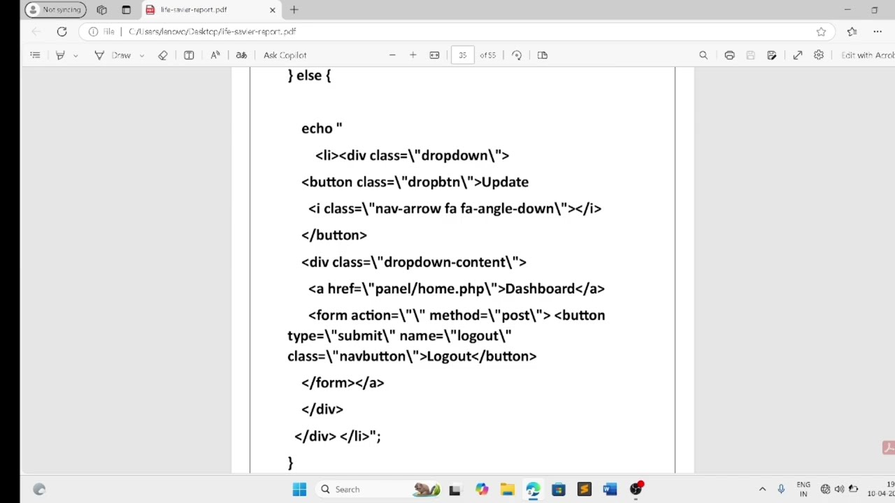 Life Saviers Web-Based Report | Final Year Project | BSc, B.Tech, Diploma - All Computer Students