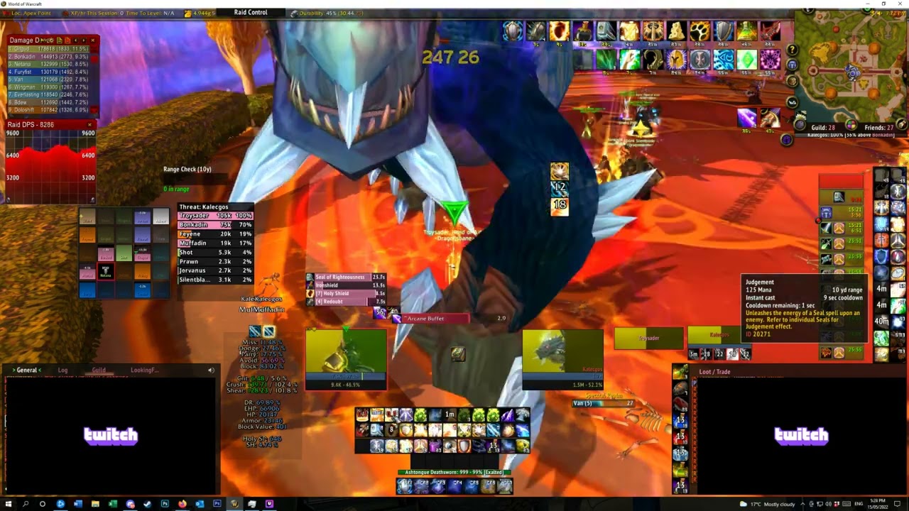 Kalecos! Bad Pot pally Sunwell first attempts. Wow classic Dragonsbane