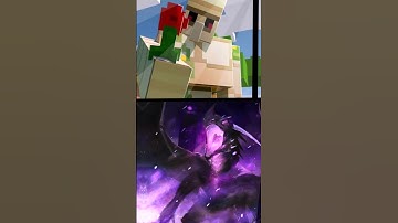 iron golem vs all mobs #minecraft #herobrine #warden#wither #enderdragon#despacito #irongolem#shorts