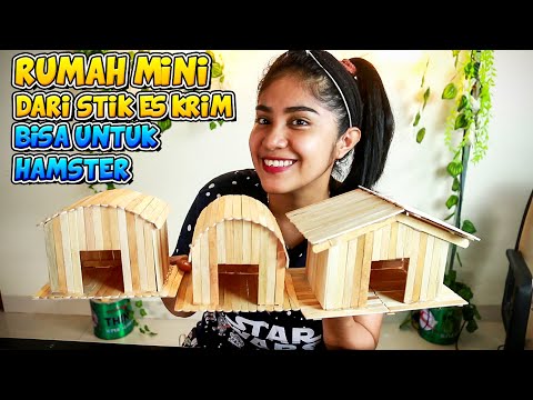 Cara Buat Rumah Hamster Dari Stik Es Krim