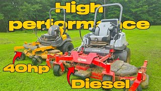 13 FEET of Mowing POWER! (Satisfying Mowing)