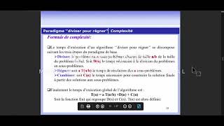 Chapitre 2:La méthode Diviser Pour Régner (DPR)