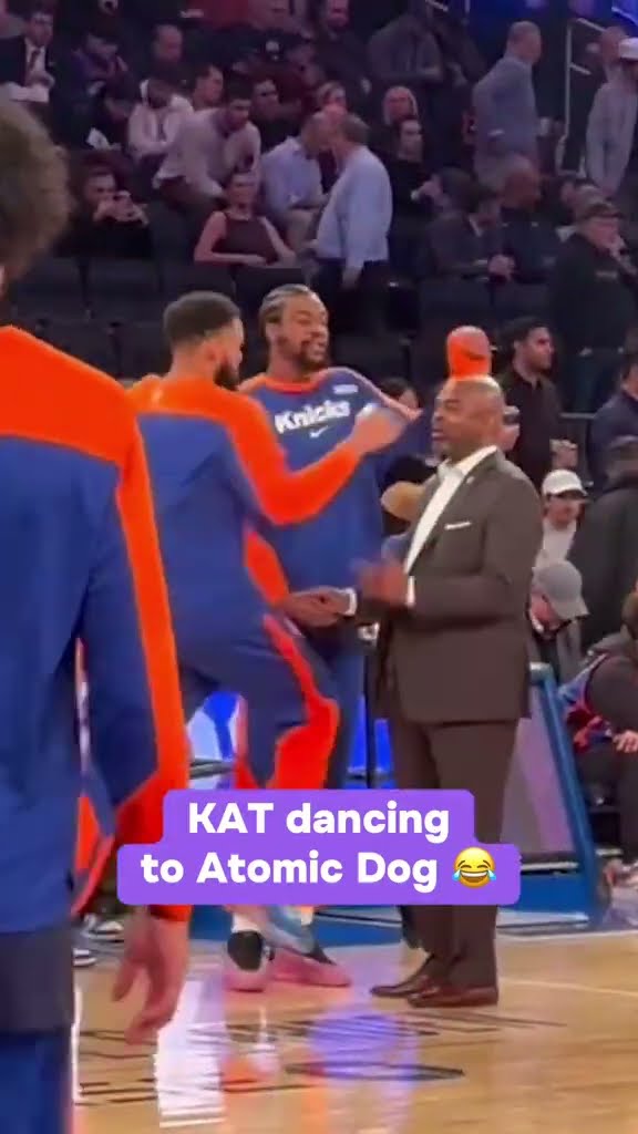 KAT dancing to Atomic Dog ?