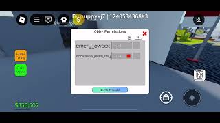 How to give someone editing permissions in Obby Creator