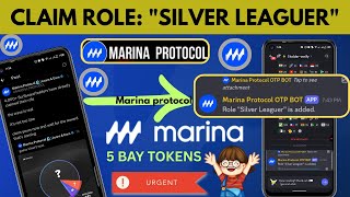 Marina protocol: How to get "SILVER LEAGUER" ROLE || marina protocol today update special gifts screenshot 1