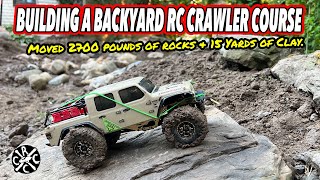 Building A Backyard Crawler Course: SCX24 Paradise