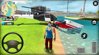 Ambulance and Police Helicopter Driving in Open World Game - Android Gameplay screenshot 4