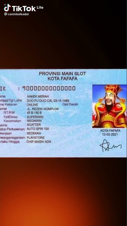 KTP kakek merah😀