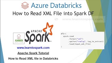 Apache Spark XML-bestand lezen in Azure Databricks