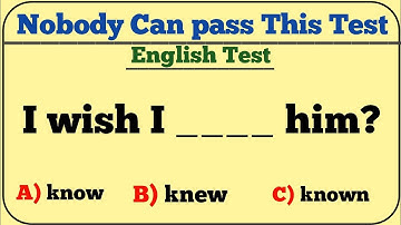Mixed English Grammar Test: Test Your English Grammar Skills 