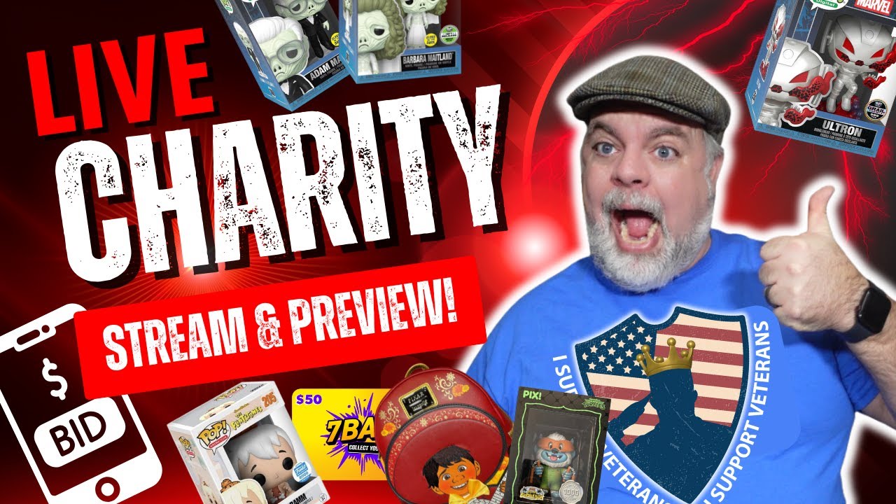 Veterans Charity Auction Preview! Ending Online Auction! ProfessorJosh Live