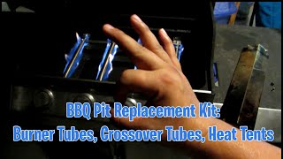 Char-Broil BBQ Replacement Kit: Burner Tubes, Crossover Tubes and Heat Tents