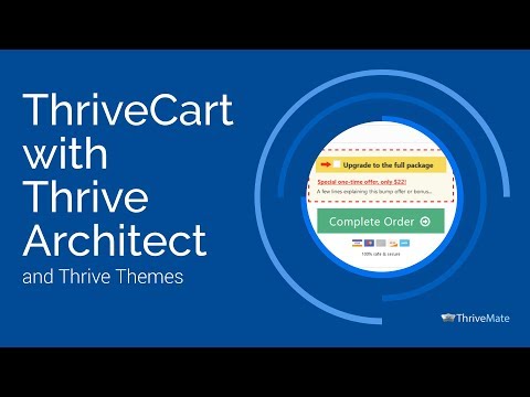 ThriveCart with Thrive Architect/Thrive Themes
